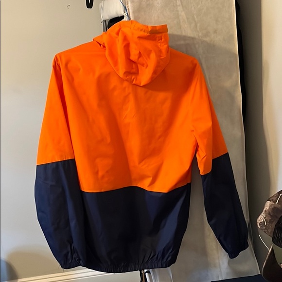 Blue and orange rain jacket - Picture 4 of 5